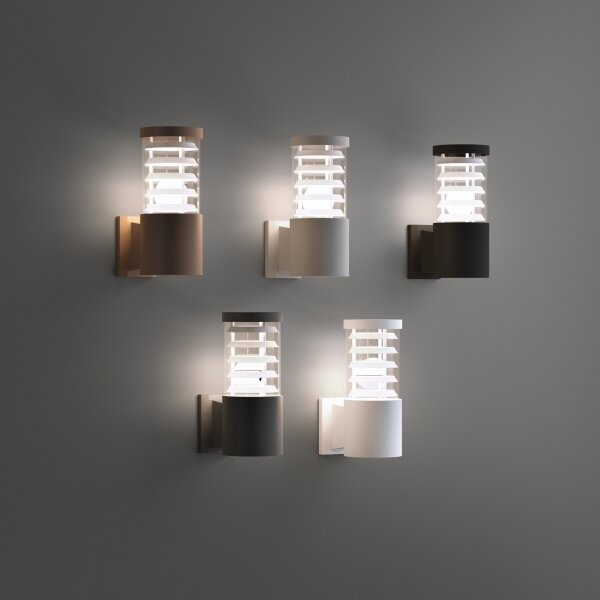 Ideal Lux - Vonkajšie nástenné svietidlo TRONCO 1xE27/42W/230V IP44 hnedá