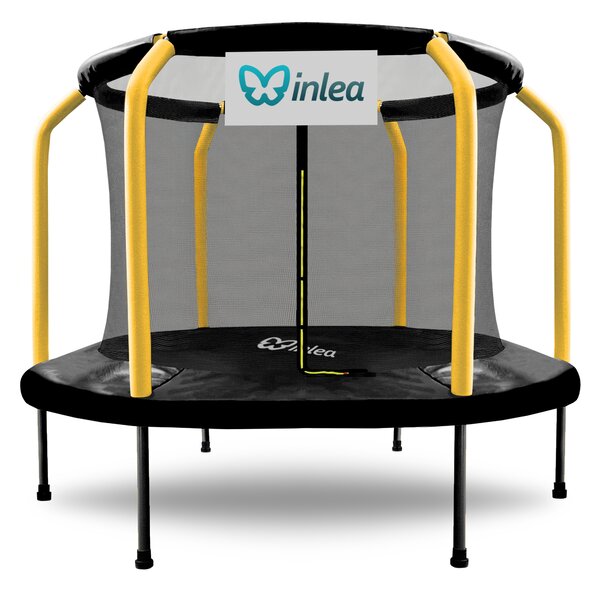 INLEA ULTIMATE Jump Trampolína 150 cm s vnútornou ochrannou sieťou - čierna