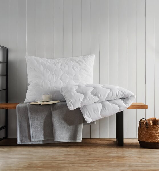 LÔŽKOVINY – SADA, polyester, 140x200/70x90 cm Boxxx - Prikrývky & vankúše