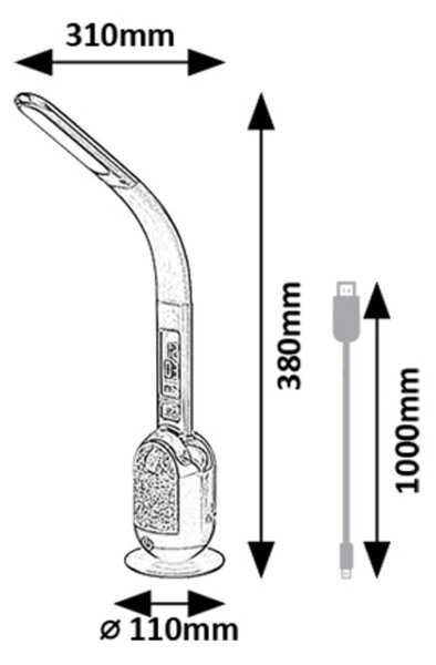 Rabalux FIGEN LED stolná lampa 74231