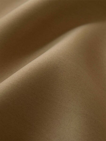Blackout závesy Elias hnedá – 140 × 160 cm (2 ks) - riasiaca stuha