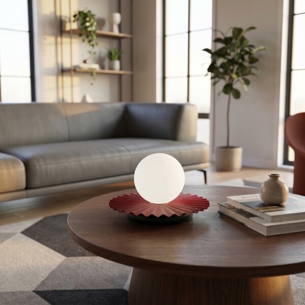 Stolová lampa UMBRA 1xG9/8W/230V červená