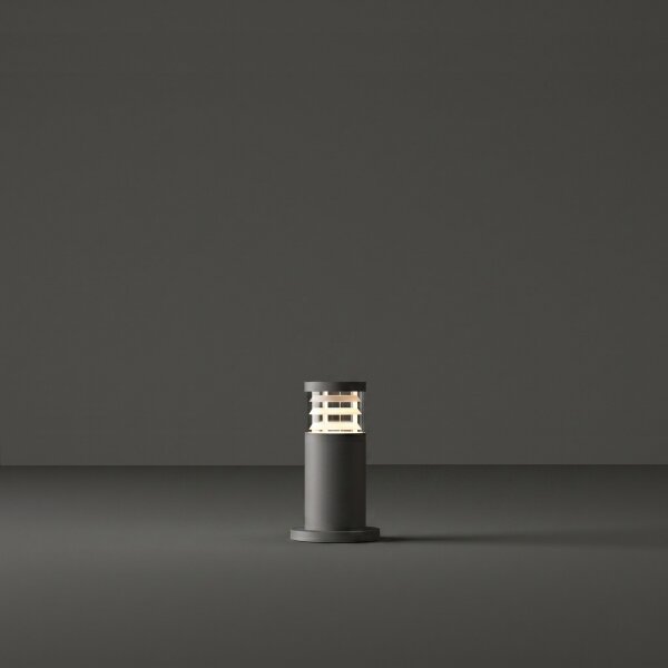 Ideal Lux - Vonkajšie svietidlo TRONCO 1xE27/42W/230V 25 cm IP65 antracit