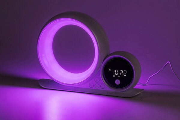 Rabalux WAKEWAY LED RGB stolná lampa s reproduktorom LED/5W/230V
