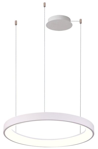 Azzardo Azzardo AZ5021 -LED Stmievateľný luster na lanku AGNES LED/60W/230V pr. 78 cm biela AZ5021 + záruka 3 roky zadarmo
