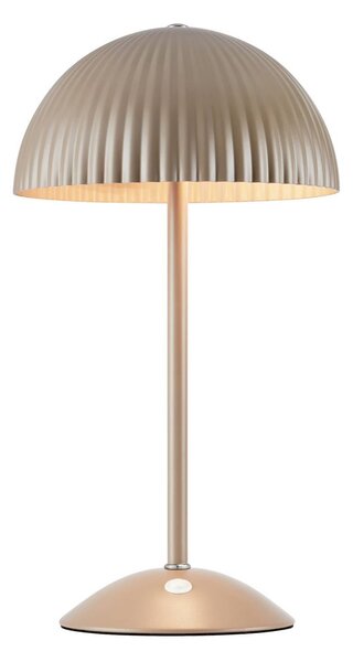 Stolová lampa Zin, hnedá, železo, výška 35,5 cm, G9, Hnedá / hrdzavá, Obývacia izba / jedáleň, kov, Stojacie svietidlo