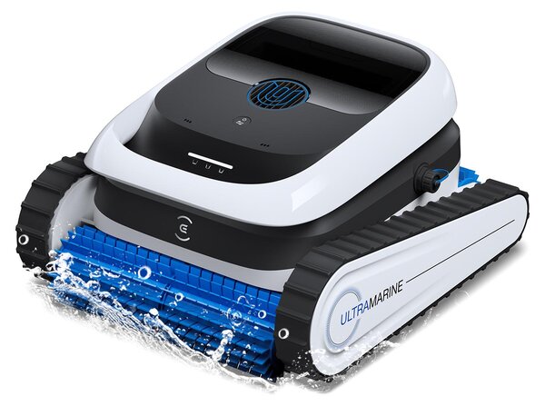 Ecovacs 04.16.1135, Robotický vysávač pre bazén, Bazén, Čierna, Biela, Spodok, Múr, Nadzemný bazén/zapustený bazén, 180 µm