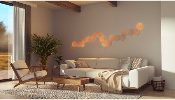 Nanoleaf NL52-K-3002HB-13PK- SADA 13x LED Stmievateľný panel HEXAGONS LED/2W/230V