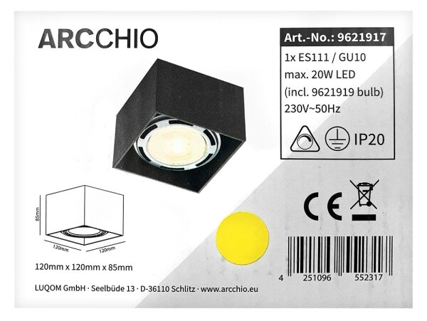 Arcchio - LED Bodové svietidlo MABEL 1xGU10/ES111/11,5W/230V