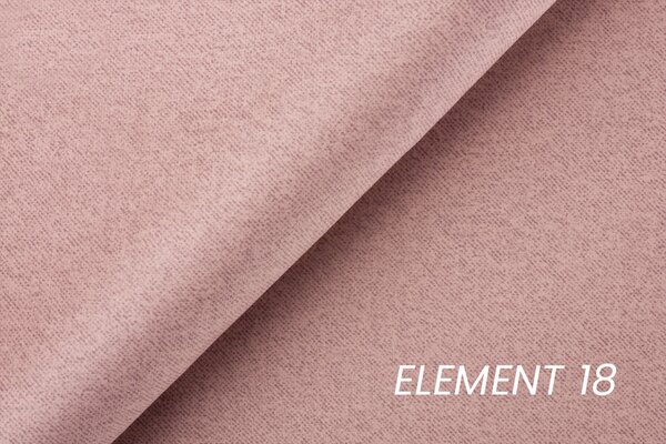 Posteľ Boxspring Wasil 180x200 s úložným priestorom - ružový hydrofóbny zamat Element 18