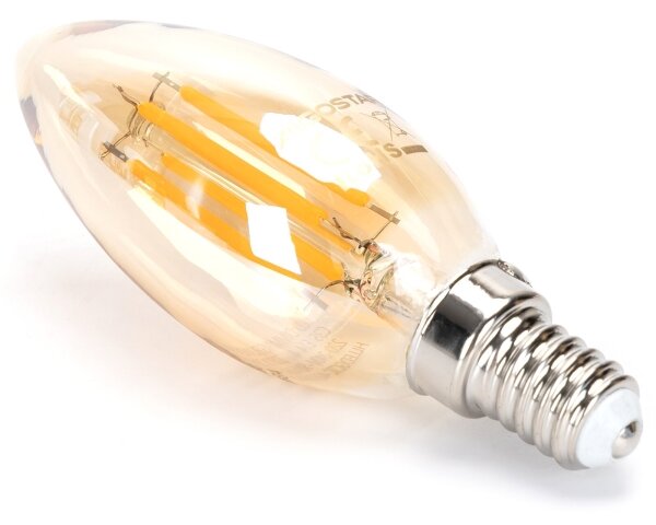 LED Stmievateľná žiarovka FILAMENT C35 E14/4W/230V 2200K - Aigostar