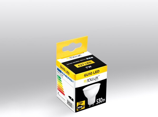 LED žiarovka GU10 4000k 7w 530lm