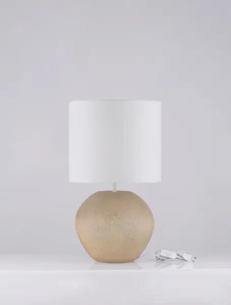 Dizajnová stolová lampa Mizu A – Smotanová