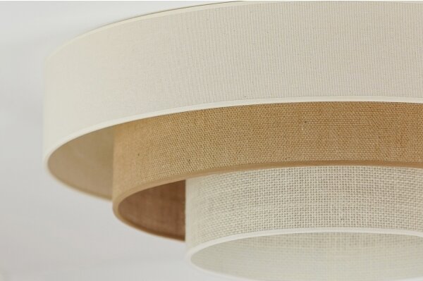 Brilagi-LED Stropné svietidlo DENVER LUNETA LED/12W/230V pr. 60 cm béžová/krémová