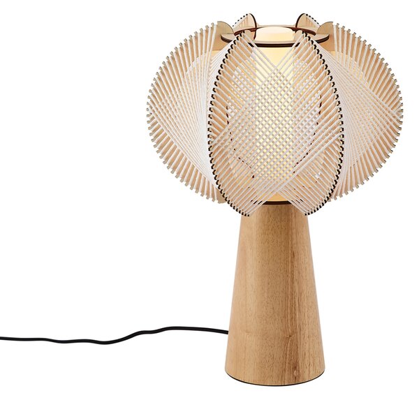 Japandi stolná lampa béžová 45cm - Gertie