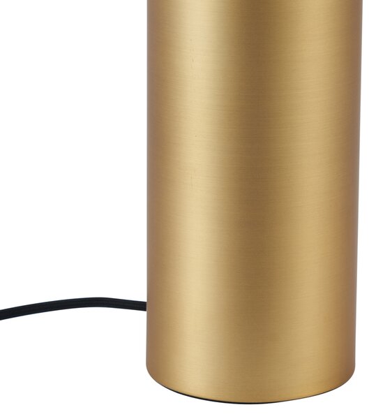 Moderná stolná lampa mosadzná 24 cm - Cylinder