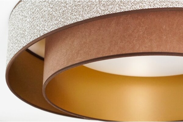 Brilagi - LED Stmievateľné svietidlo VEGAS SHINE LED/24W/230V pr. 60 cm hnedá + DO