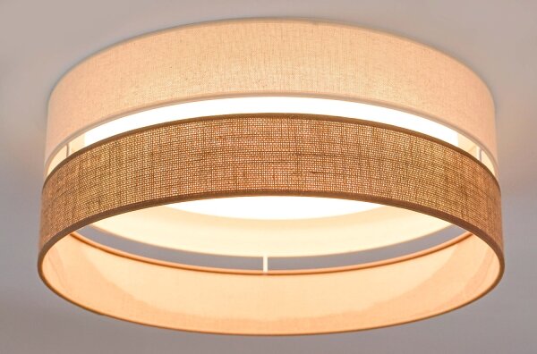 Brilagi - LED Stropné svietidlo ROYAL YUTE LED/24W/230V pr. 45 cm béžová/krémová