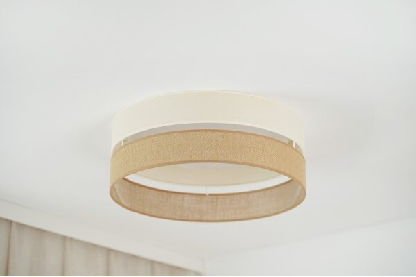 Brilagi - LED Stropné svietidlo ROYAL YUTE LED/24W/230V pr. 45 cm béžová/krémová
