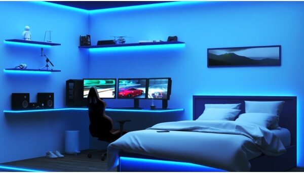 WiZ - RGBW LED Stmievateľný pás 4m LED/6,5/230V 2700-6500K Wi-Fi