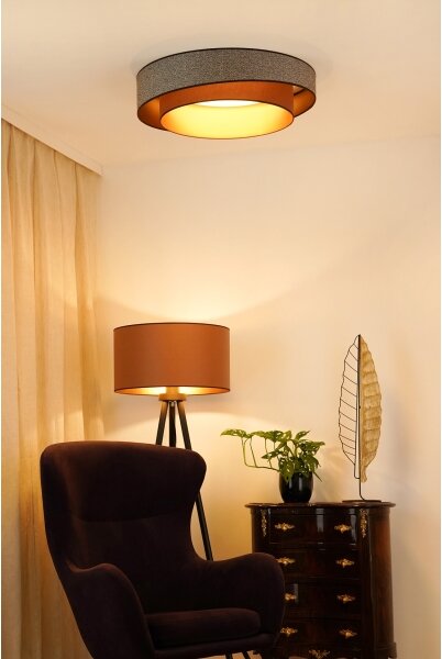 Brilagi - LED Stmievateľné svietidlo VEGAS SHINE LED/24W/230V pr. 60 cm hnedá + DO