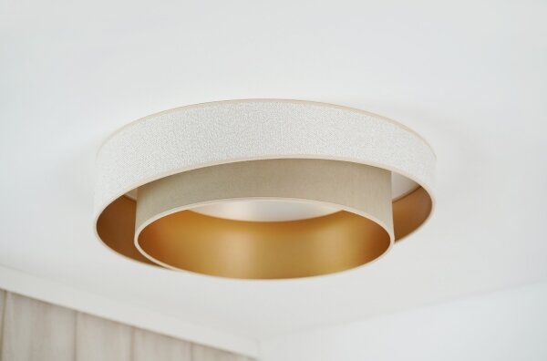 Brilagi - LED Stropné svietidlo VEGAS SHINE LED/24W/230V pr. 60 cm béžová/krémová