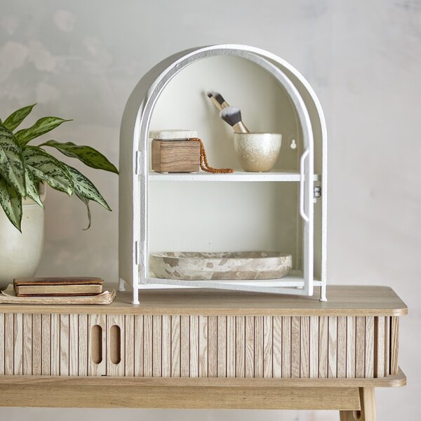 Kovová skrinka Soria Cabinet White