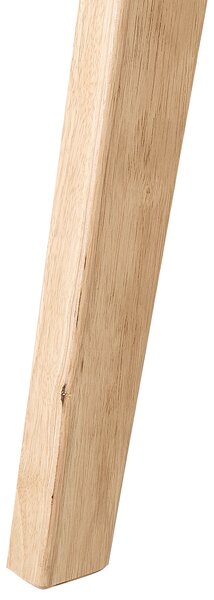 Jedálenský stôl sivá svetlý dub kaučukové drevo 150 x 90 cm obdĺžnikový tvar pre 6 osôb škandinávsky tradičný štýl kuchyňa jedáleň