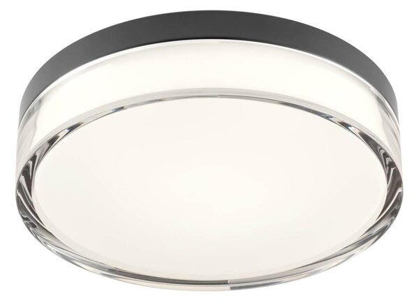 Redo 01-3735 - LED Stropné svietidlo FRISBI LED/12W/230V 3000/4000K IP44 čierna