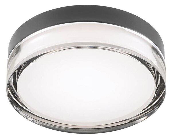 Redo 01-3733 - LED Stropné svietidlo FRISBI LED/8W/230V IP44 čierna