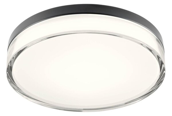 Redo 01-3736 - LED Stropné svietidlo FRISBI LED/18W/230V 3000/4000K IP44 čierna