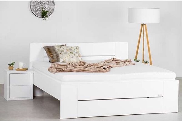 Ahorn LORANO - moderná lamino posteľ s deleným čelom 160 x 190 cm