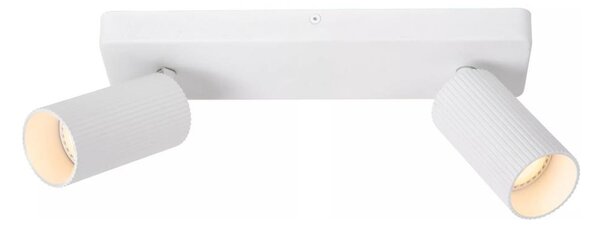 Lucide 09939/02/31 - Bodové svietidlo CLUBS 2xGU10/40W/230V biela