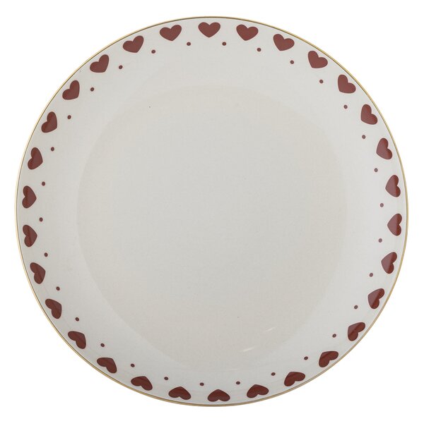 Kameninový tanier Jolly Red Ø 26,5 cm