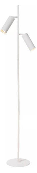 Lucide 09739/02/31 - Stojacia lampa CLUBS 2xGU10/40W/230V biela