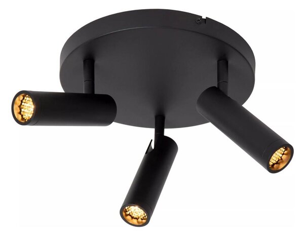 Lucide 22974/13/30 - Bodové svietidlo GRADO 3xGU10/12W/230V čierna