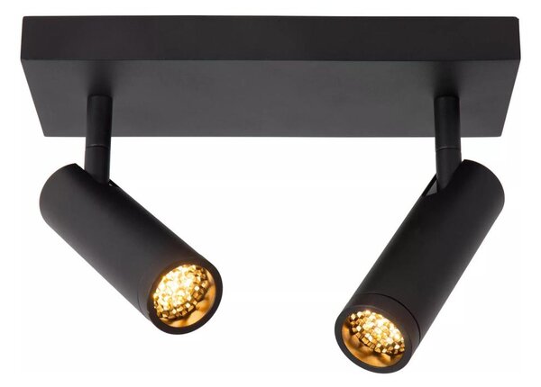 Lucide 22974/02/30 - Bodové svietidlo GRADO 2xGU10/8W/230V čierne