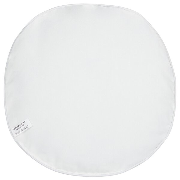 Sada 2 záhradných vankúšov modrá polyester ⌀ 40 cm okrúhla kvetinový vzor dekoračný vankúš záhrada terasa