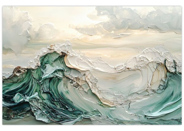 Obraz - 3D abstrakcie mora (90x60 cm)