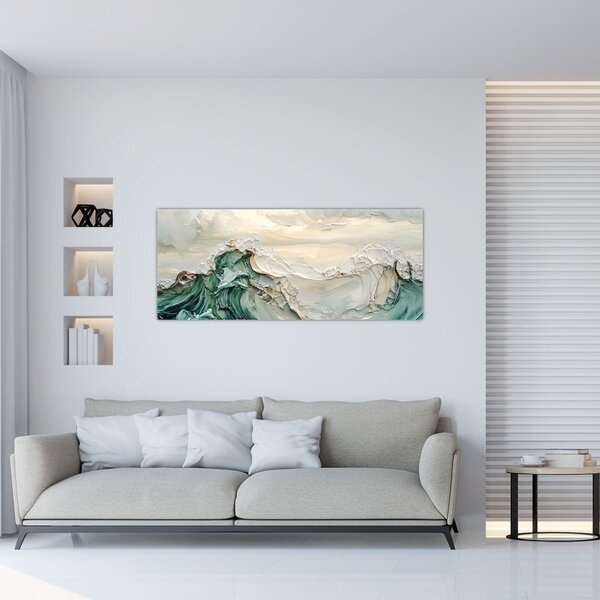 Obraz - 3D abstrakcie mora (120x50 cm)