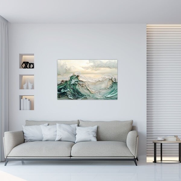 Obraz - 3D abstrakcie mora (90x60 cm)