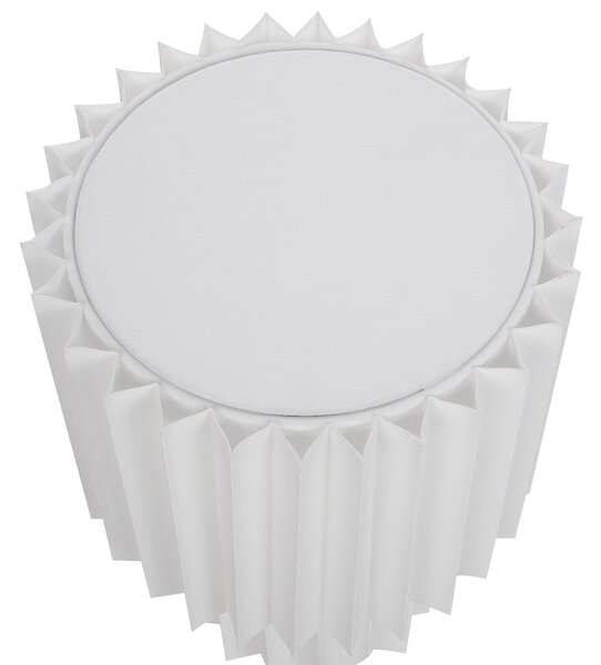 Stolná nočná lampa biela ľanový podstavec ľanové tienidlo 40 cm moderný štýl obývacia izba spálňa