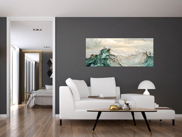 Obraz - 3D abstrakcie mora (120x50 cm)