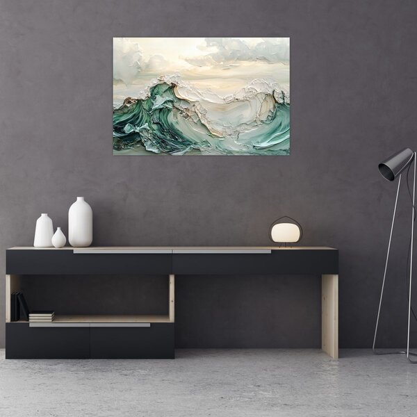 Obraz - 3D abstrakcie mora (90x60 cm)