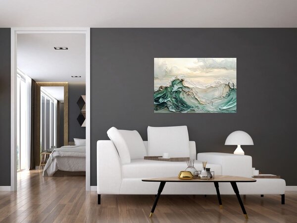 Obraz - 3D abstrakcie mora (90x60 cm)