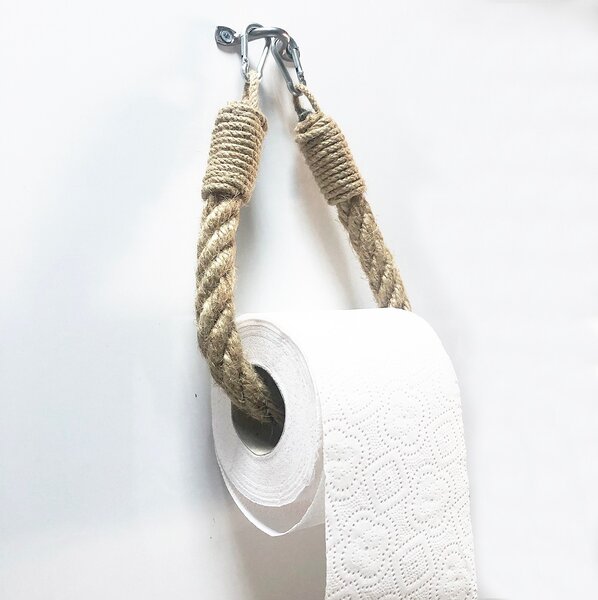 ASIR Držiak toaletného papiera ROPE konope