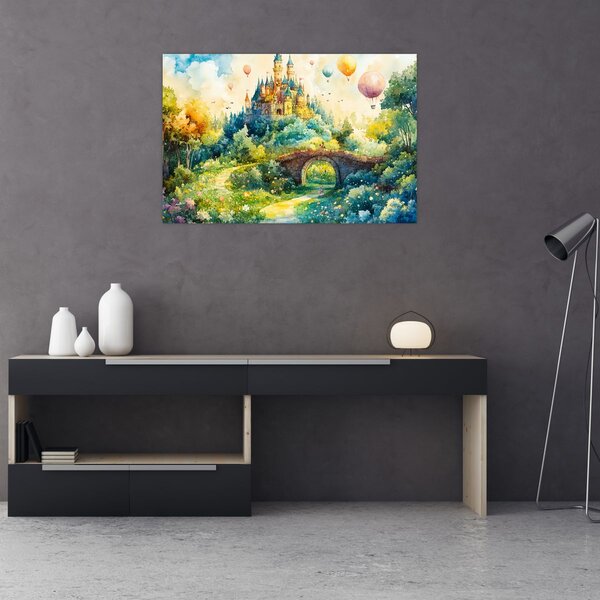 Obraz - Rozprávkový zámok (90x60 cm)