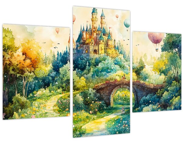 Obraz - Rozprávkový zámok (90x60 cm)