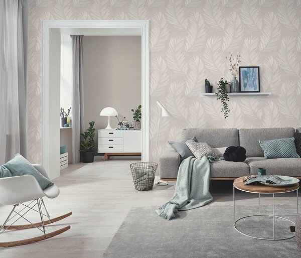 DIMEX | Vliesová tapeta na stenu WPE-902415 | 0,53 x 10,05 m | sivá