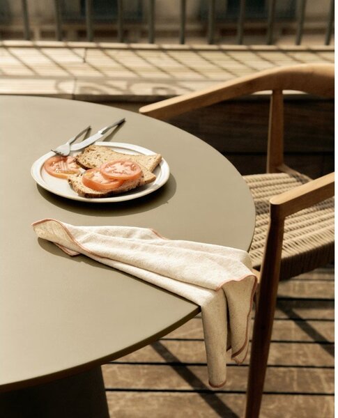 Betónový vonkajší jedálenský stôl Kave Home Itai, ⌀ 90 cm